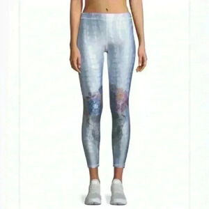 Terez Flower Crown Sugar Skull Print Leggings Size XS extra small